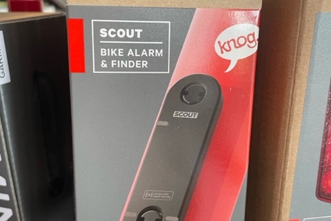新商品!!knog SCOUT!!アラーム機能と探索機能付きセキュリティアイテム!!