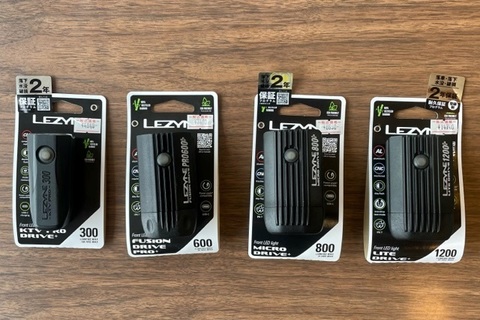 明るいライトのニューモデル！！LEZYNE各種入荷してます！！